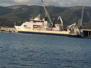 38 le pourquoi pas Bateau Ifremer a la Seyne sur Mer